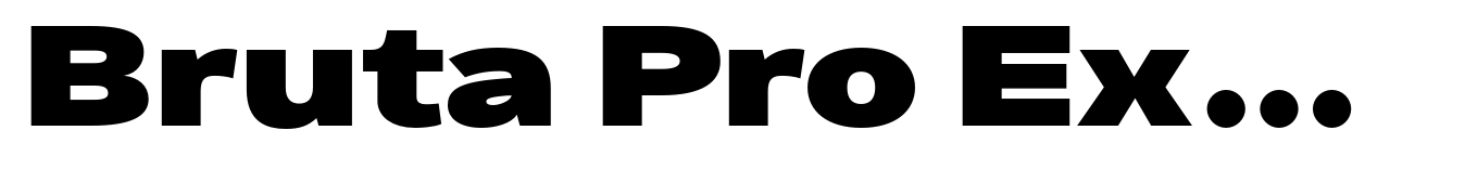 Bruta Pro Extended Black